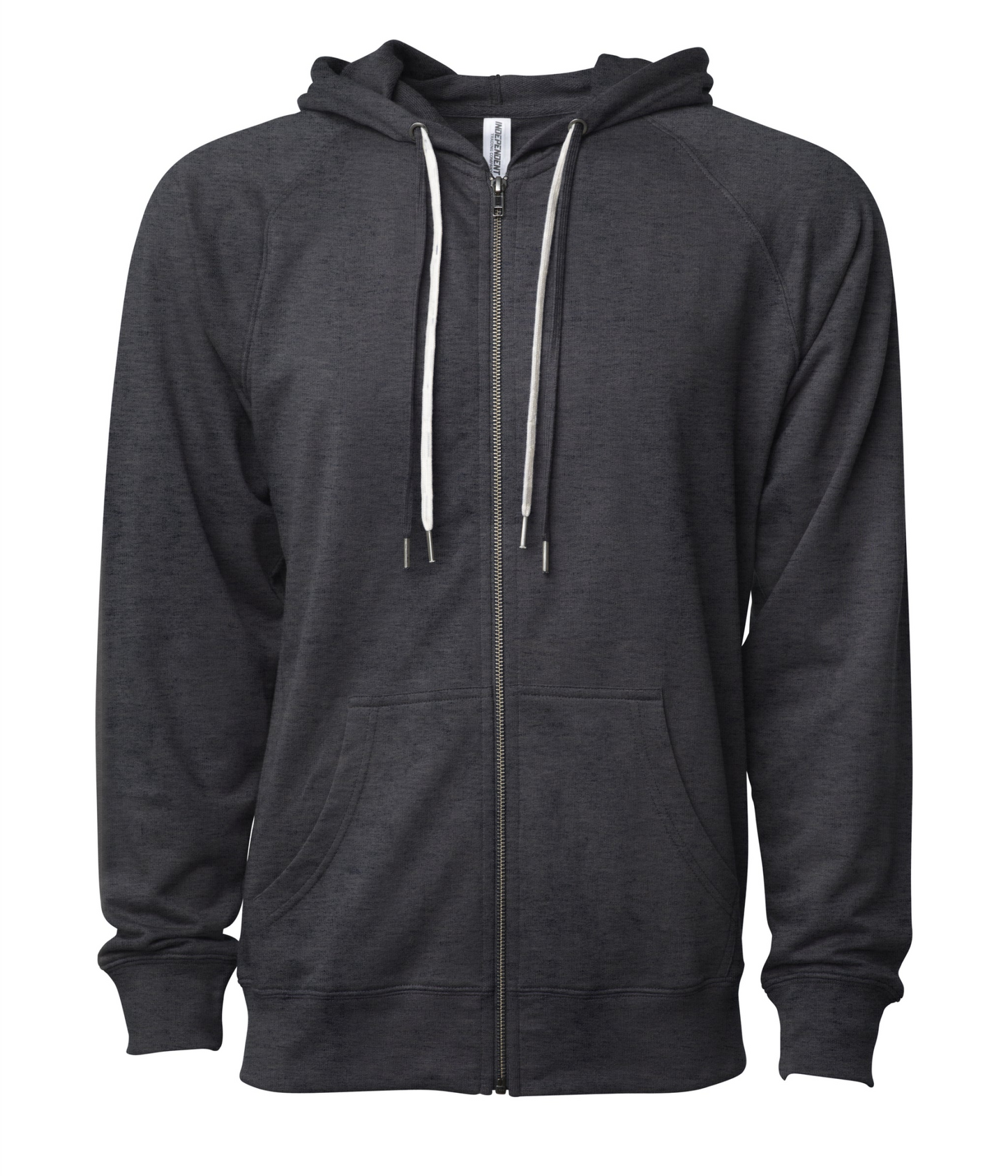 Icon Lightweight Loopback Terry Full-Zip Hooded Men's Sweatshirt - Independent Trading Co. SS1000Z
