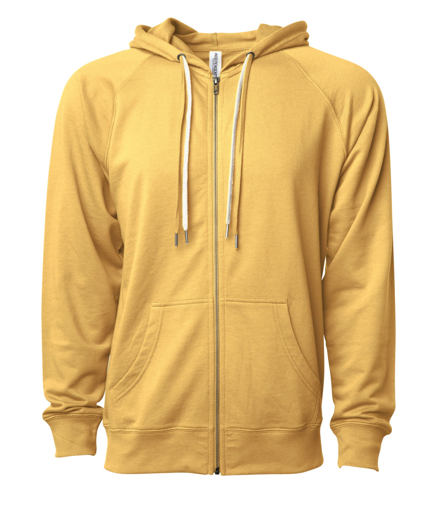 Icon Lightweight Loopback Terry Full-Zip Hooded Men's Sweatshirt - Independent Trading Co. SS1000Z