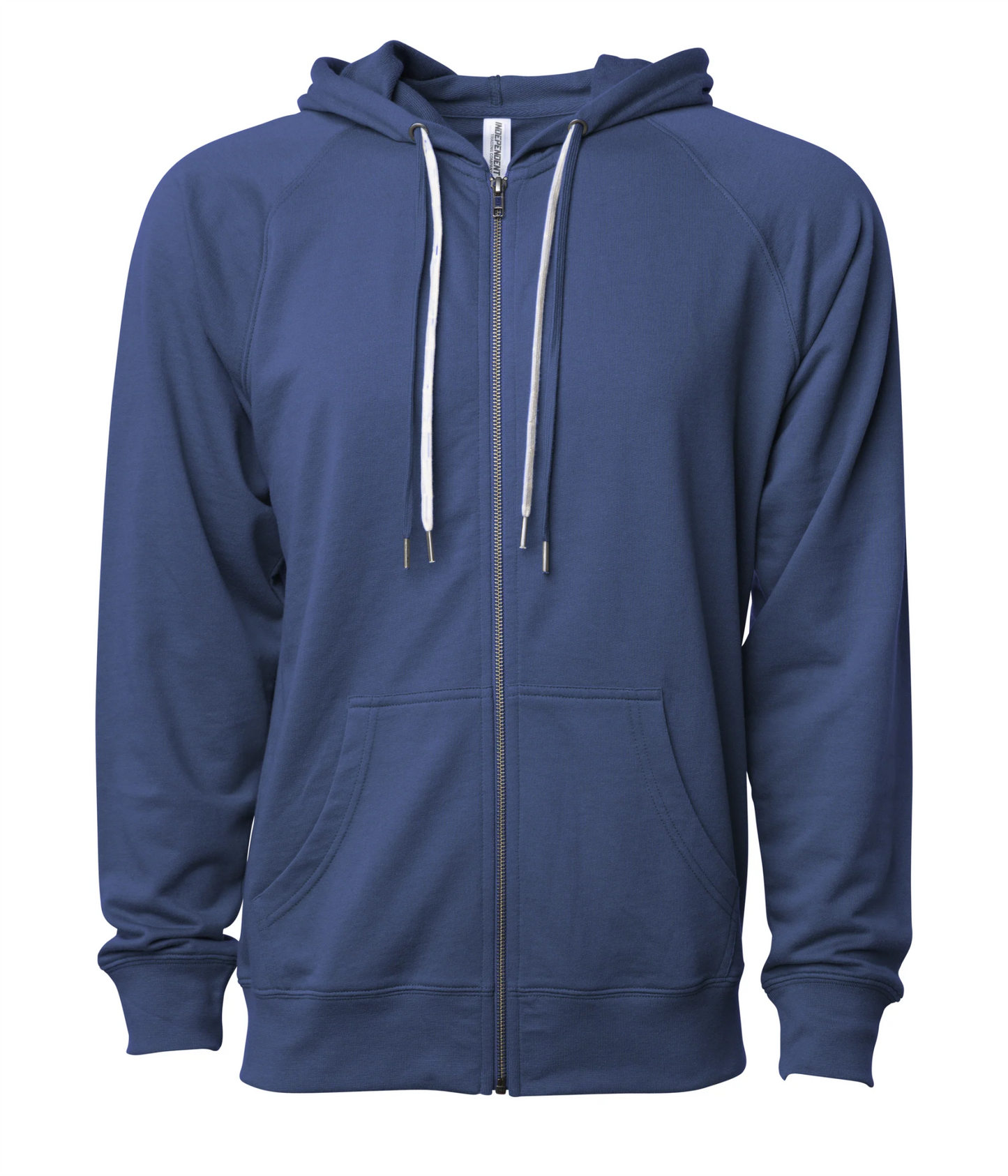 Icon Lightweight Loopback Terry Full-Zip Hooded Men's Sweatshirt - Independent Trading Co. SS1000Z