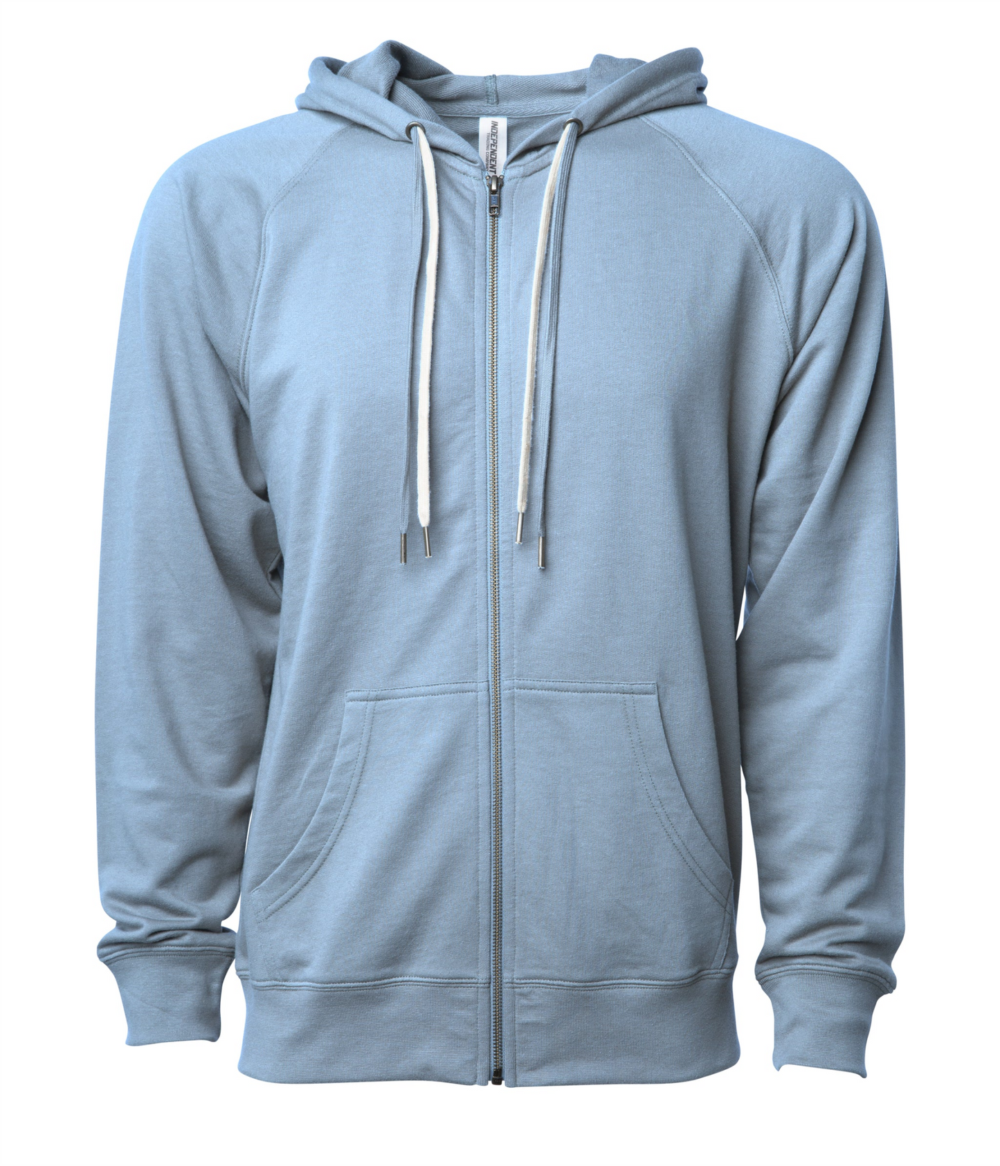 Icon Lightweight Loopback Terry Full-Zip Hooded Men's Sweatshirt - Independent Trading Co. SS1000Z