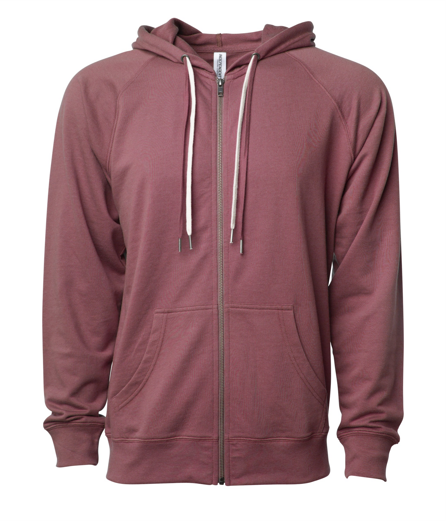 Icon Lightweight Loopback Terry Full-Zip Hooded Men's Sweatshirt - Independent Trading Co. SS1000Z