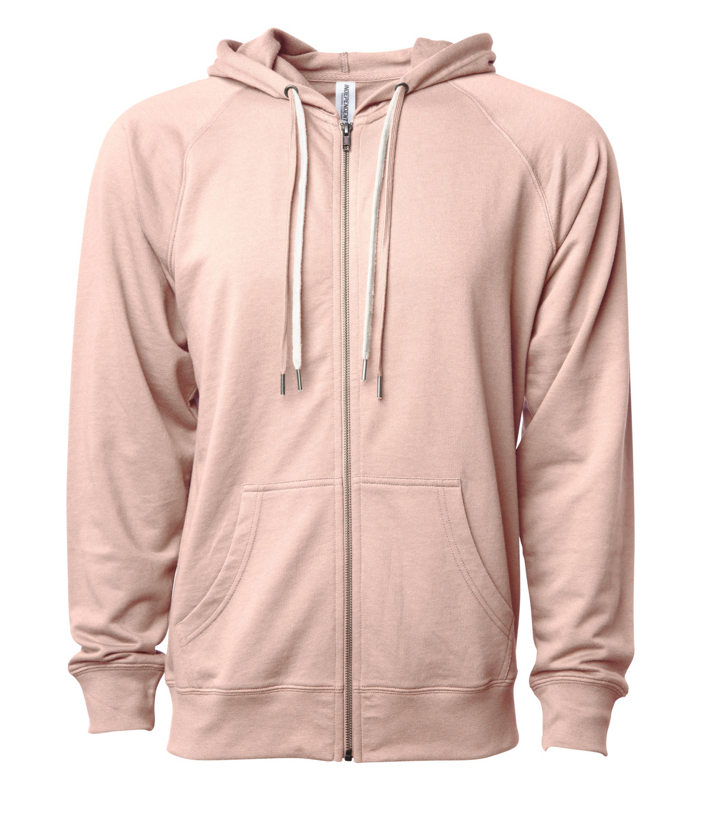 Icon Lightweight Loopback Terry Full-Zip Hooded Men's Sweatshirt - Independent Trading Co. SS1000Z