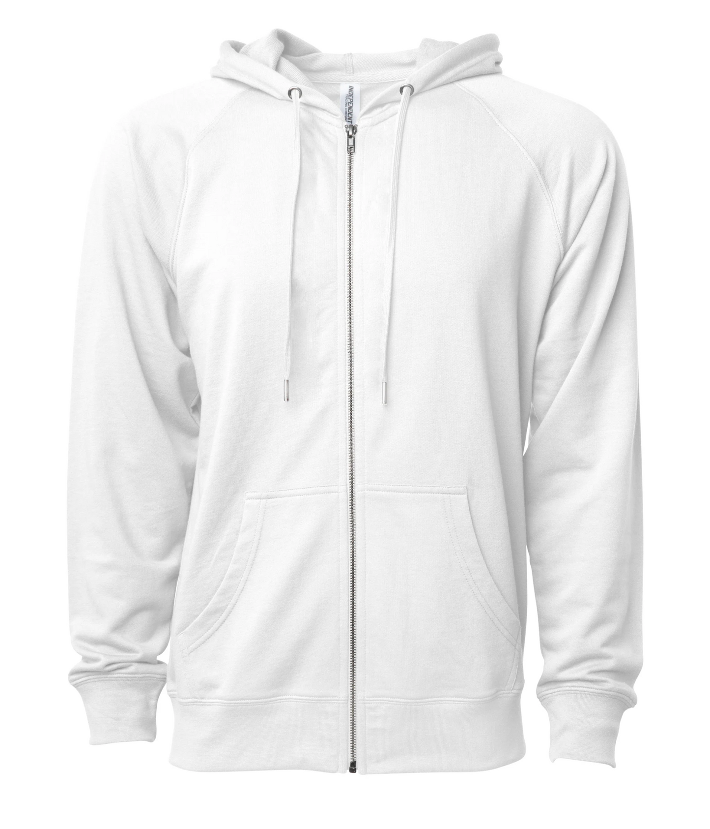 Icon Lightweight Loopback Terry Full-Zip Hooded Men's Sweatshirt - Independent Trading Co. SS1000Z