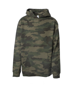 Midweight Hooded Youth Sweatshirt - Independent Trading Co. SS4001Y