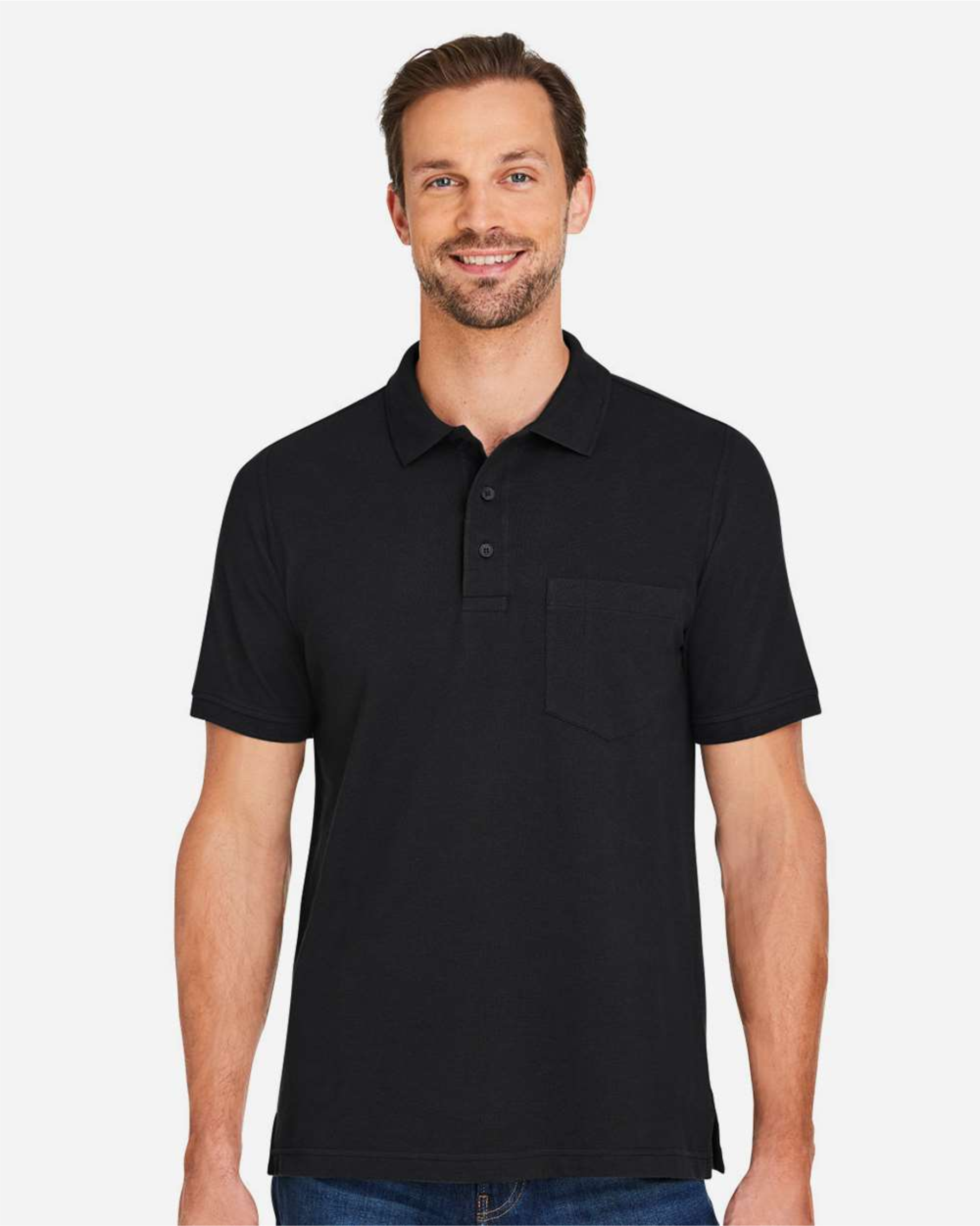 Men's Valiant Cotton Snag Protect Pocket Polo - Harriton M205P