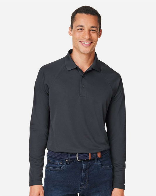 Men's Charge Snag and Soil Protect Long Sleeve Polo - Harriton M208L