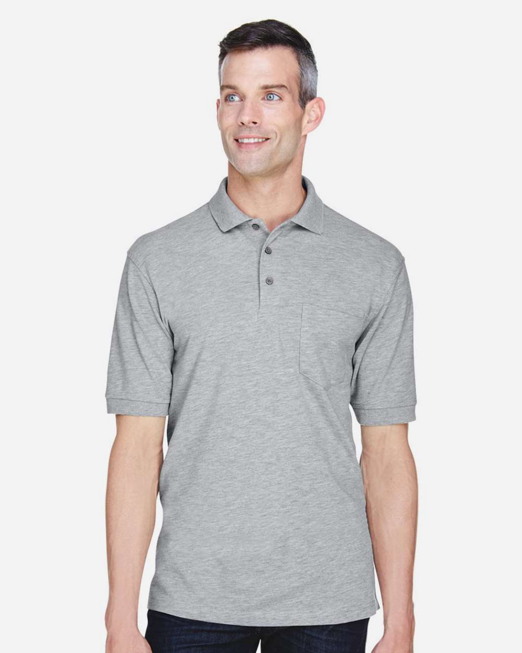 Men's Easy Blend Polo with Pocket - Harriton M265P