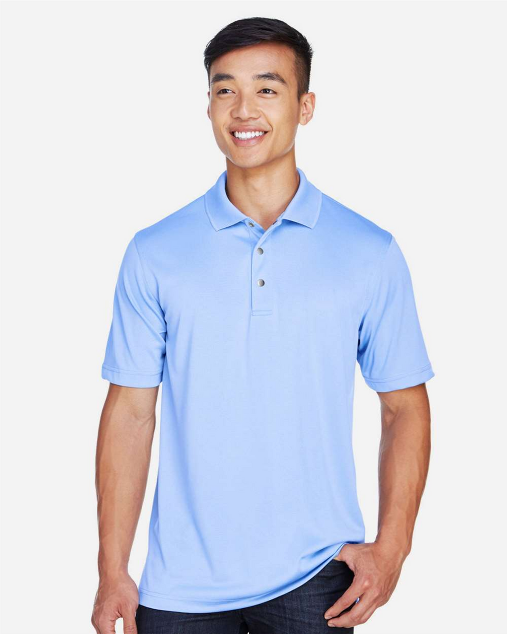 Men's Advantage Snag Protection Plus IL Snap Placket Polo -Harriton M345