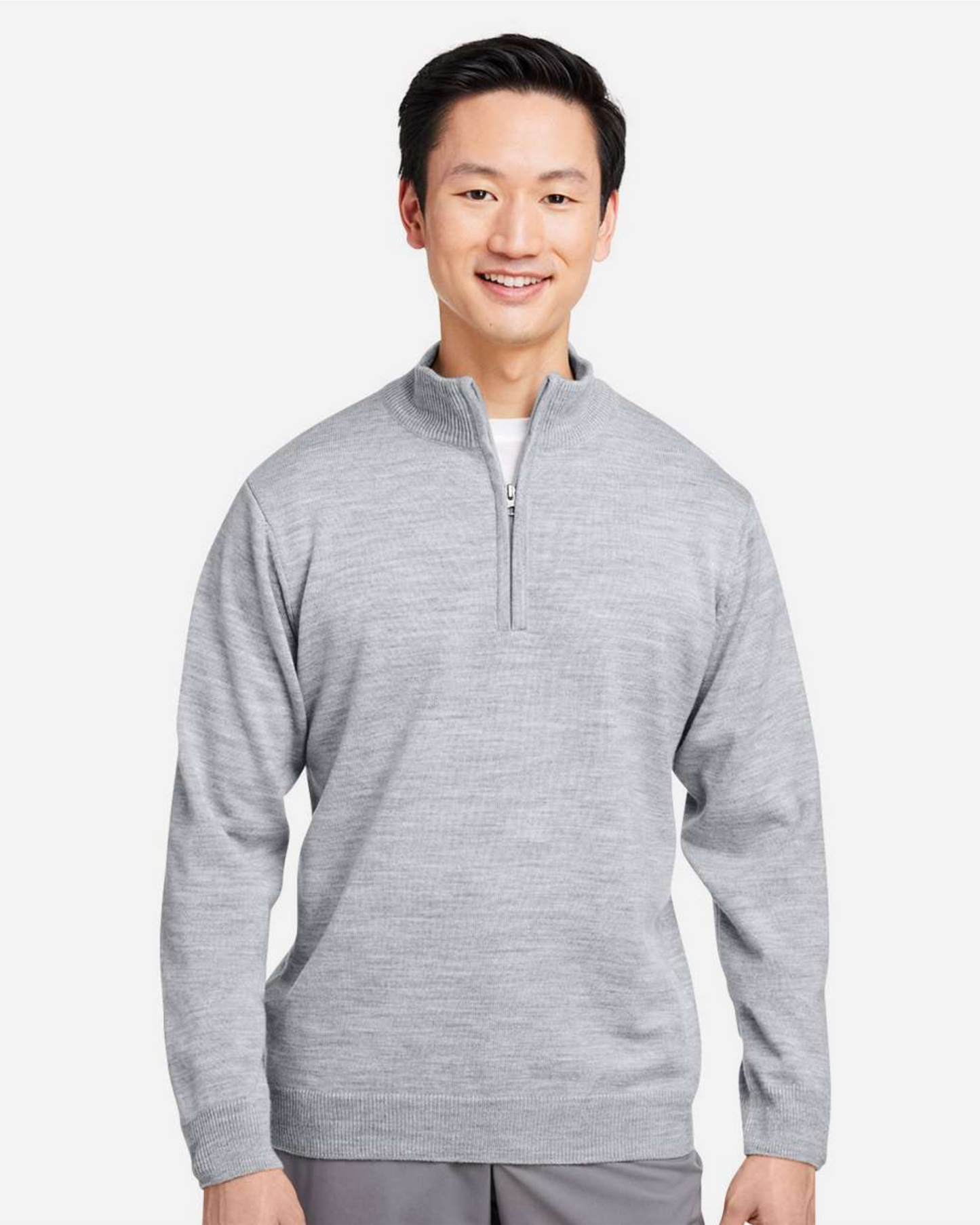 Unisex Pilbloc Quarter-Zip Pullover Sweater - Harriton M421