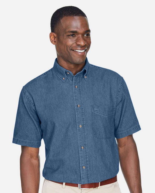 Men's Denim Shirt - Harriton M550S
