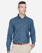 Men's Denim Shirt -Harriton M550