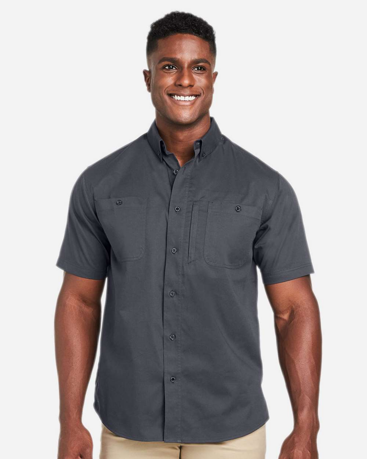 Men's Advantage IL Short Sleeve Work Shirt - Harriton M585