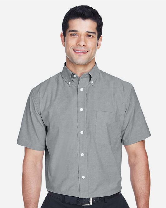 Men's Oxford Short Sleeve with Stain-Release - Harriton M600S