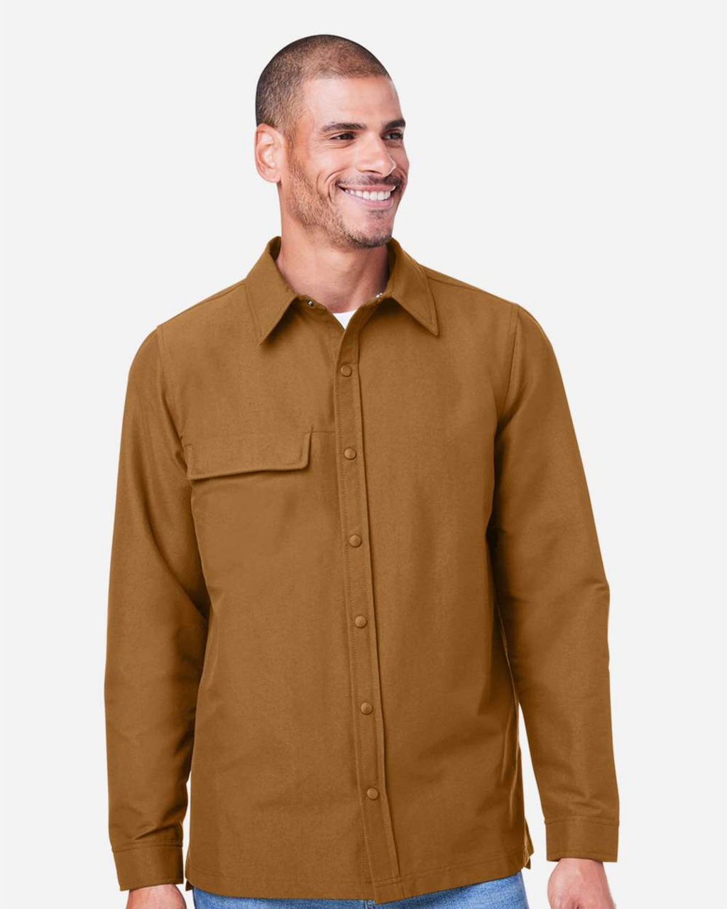 Unisex Flex Twill Overshirt Jacket -Harriton M72