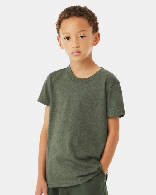 Youth CVC Jersey Tee - BELLA + CANVAS 3001YCVC
