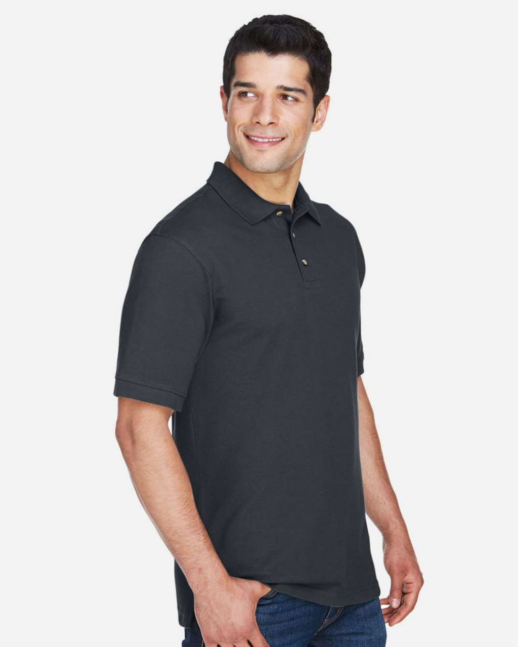 Men's Tall Cotton Pique Polo - Harriton M200T