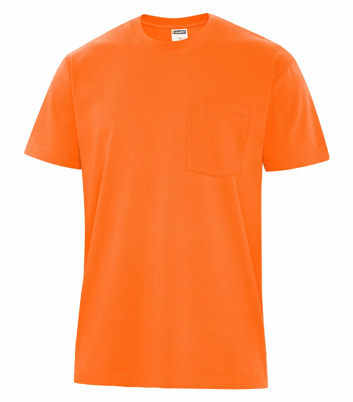 Heavyweight Ring Spun Cotton Pocket Tee - WeRK250P