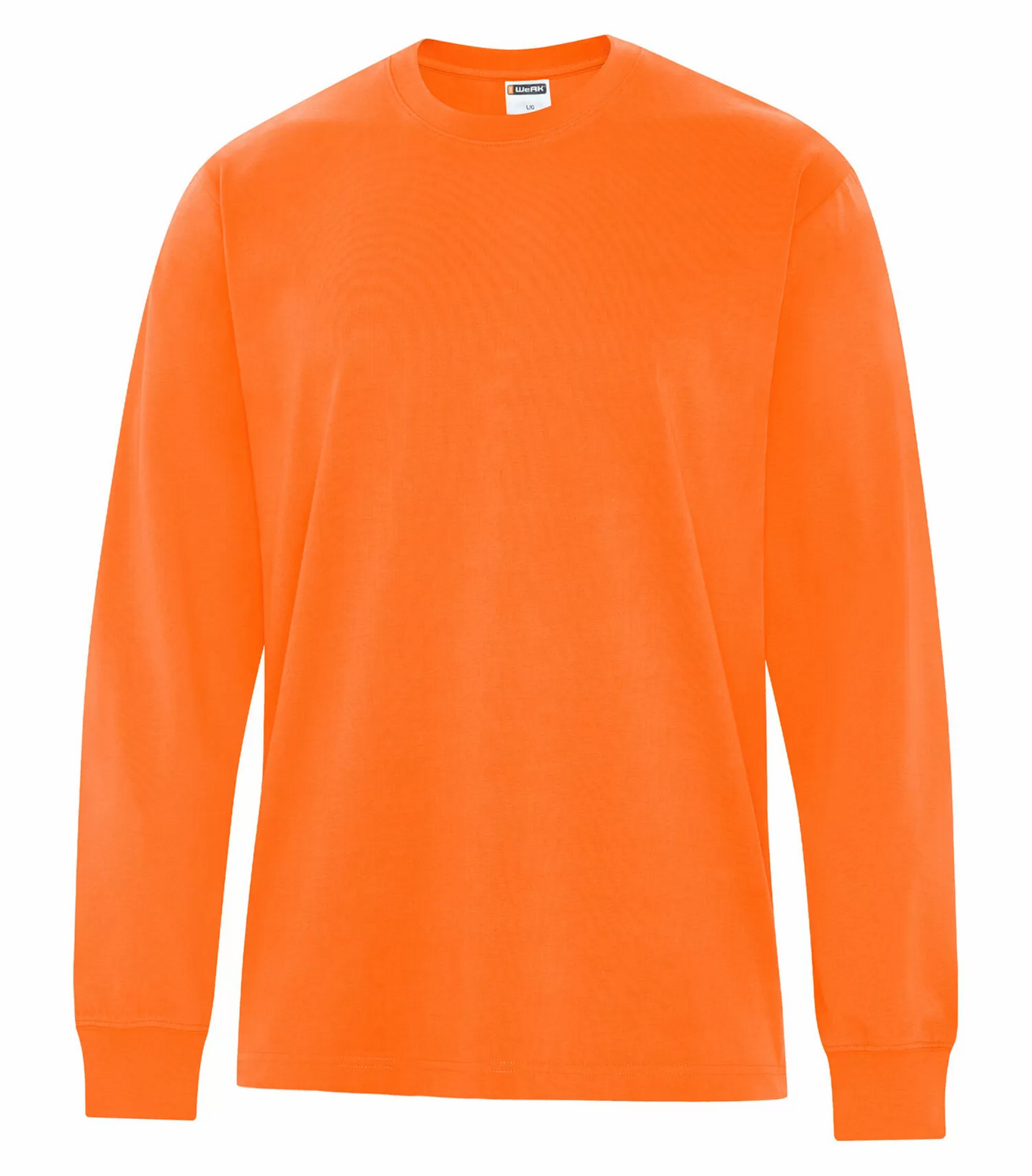 Heavyweight Ring Spun Cotton Long Sleeve Tee - WeRK250LS