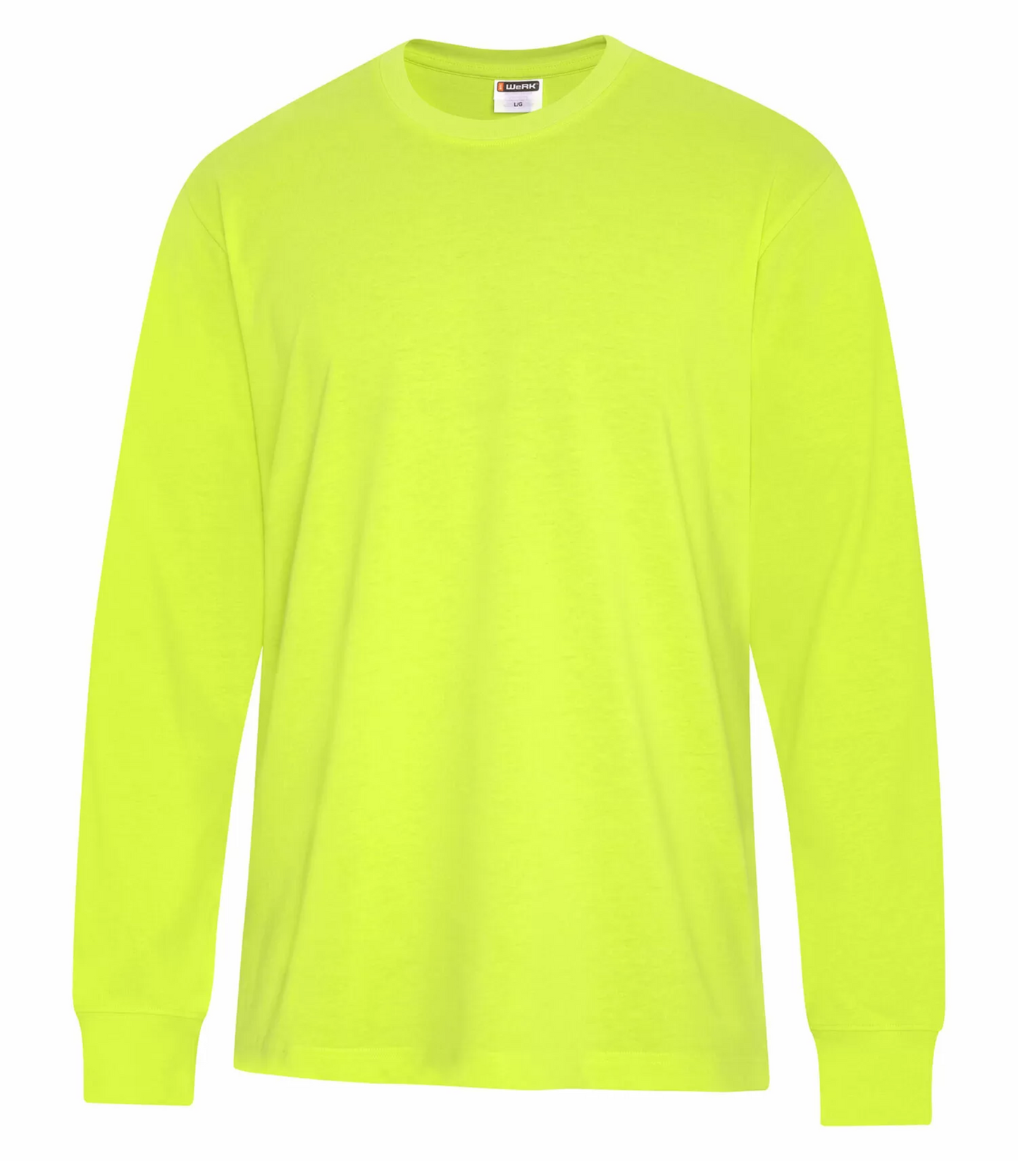 Heavyweight Ring Spun Cotton Long Sleeve Tee - WeRK250LS
