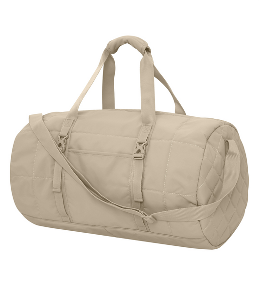 KOI Matte Quilted Barrel Duffel. 27 L. KOI1808