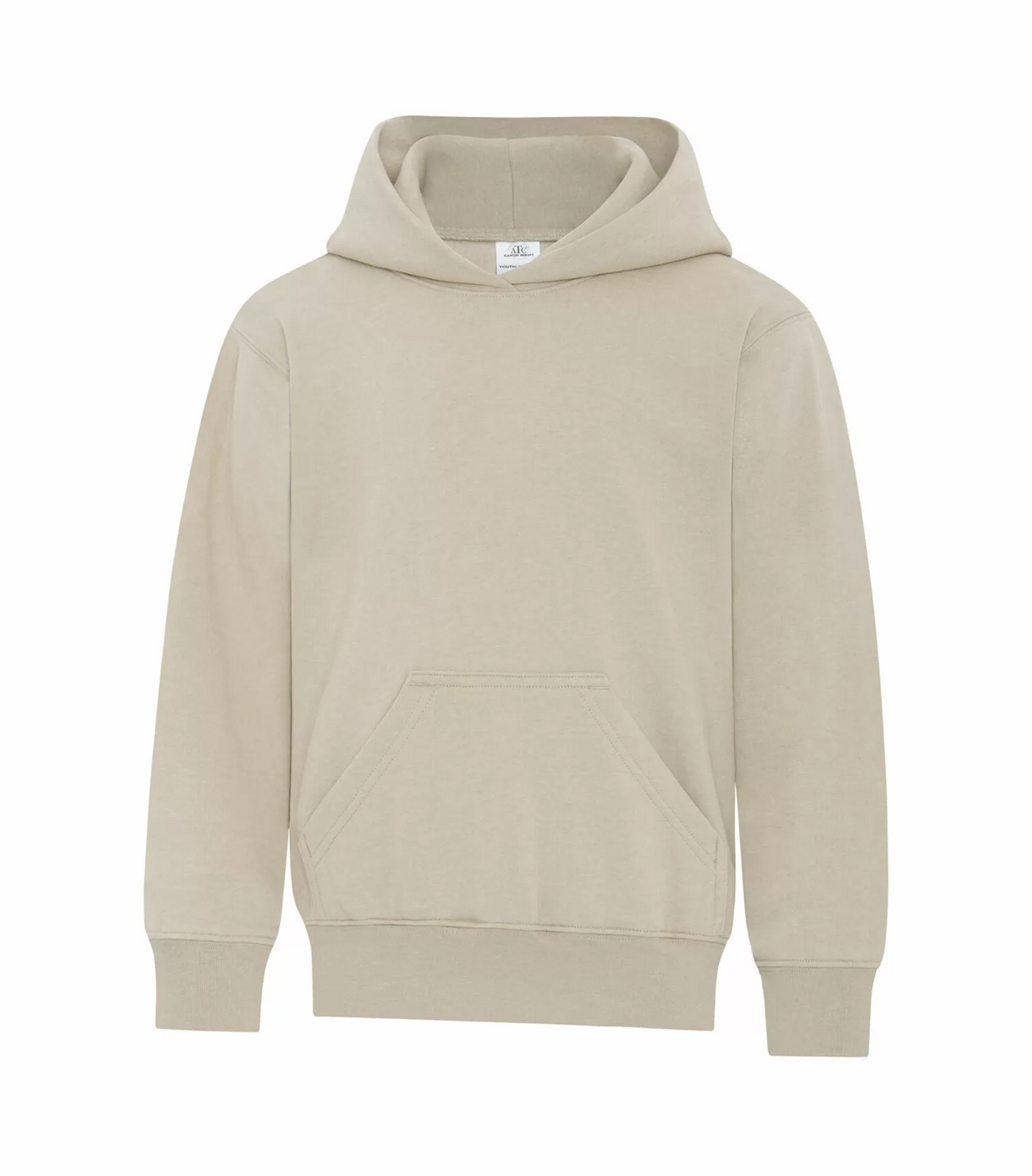 Youth Hoodie - Earth Wash Fleece Sweatshirt - ATC Y6500