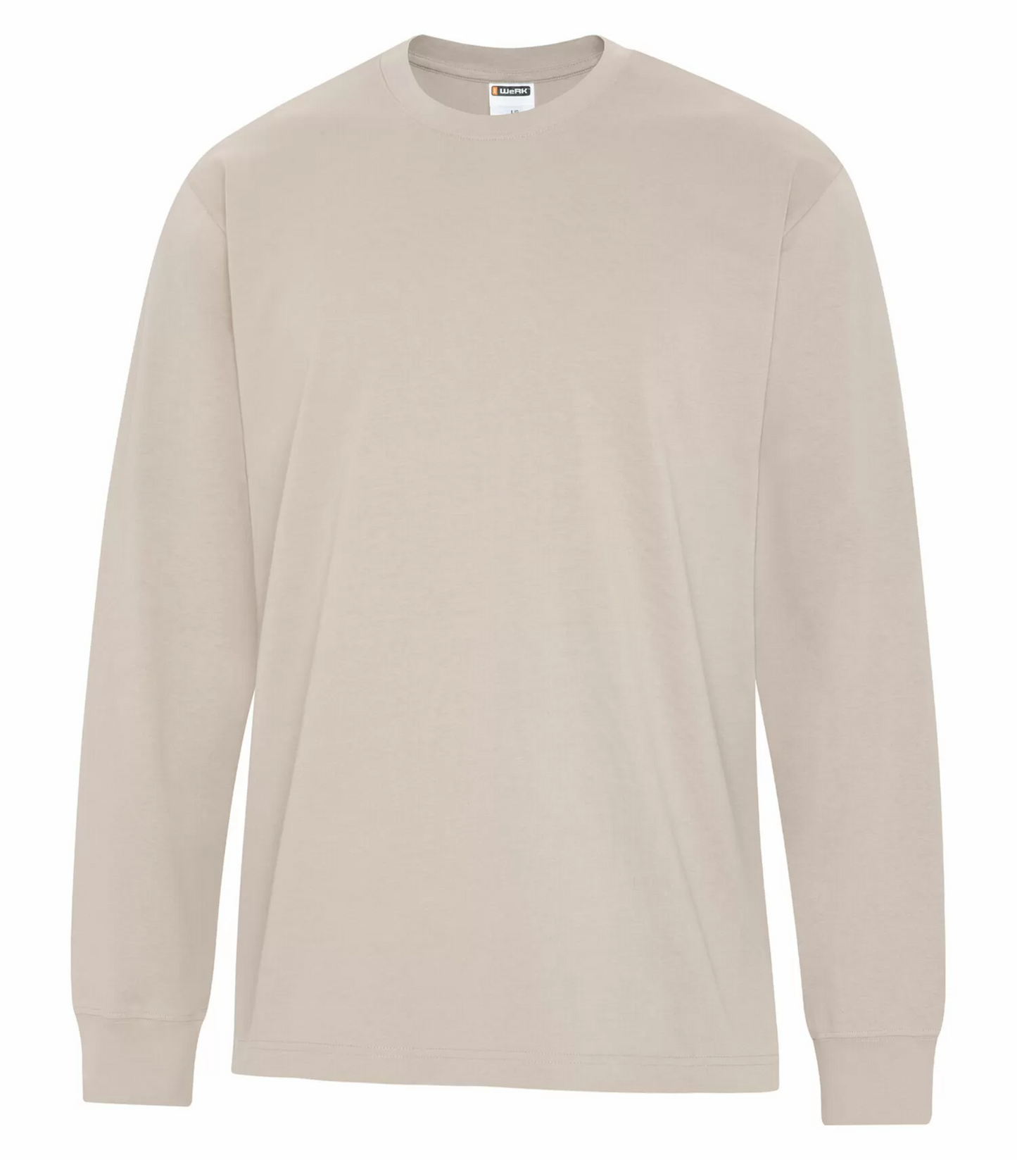 Heavyweight Ring Spun Cotton Long Sleeve Tee - WeRK250LS