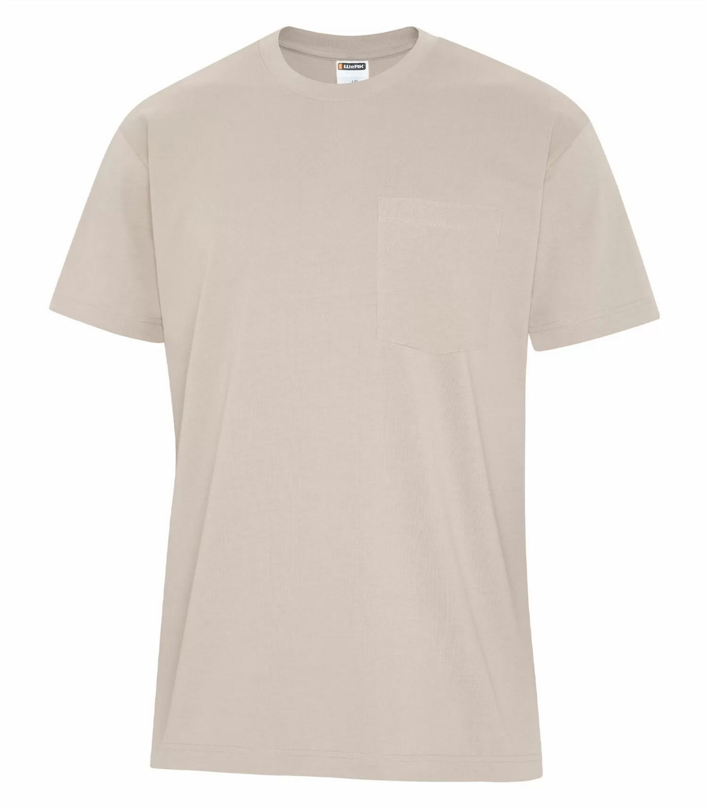 Heavyweight Ring Spun Cotton Pocket Tee - WeRK250P