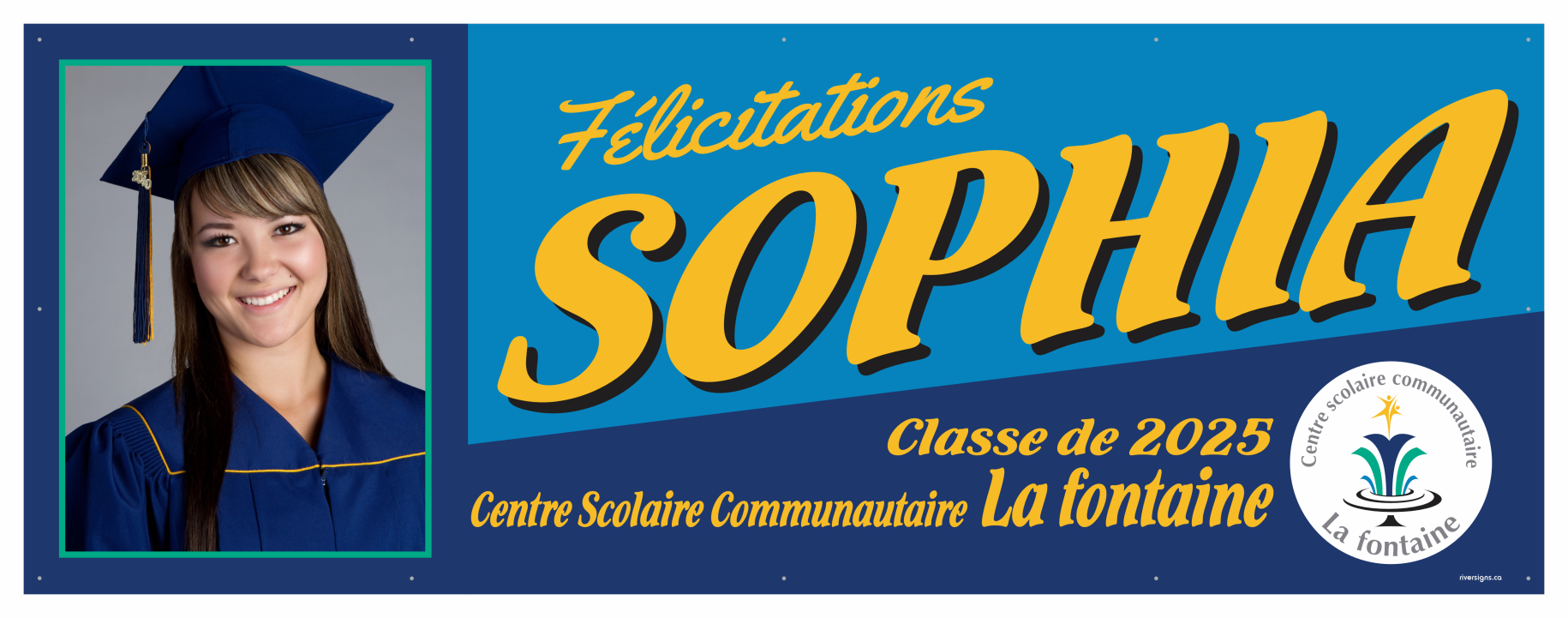 The "Sophia" Banner - 3' x 8'