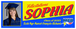 The "Sophia" Banner - 3' x 8'