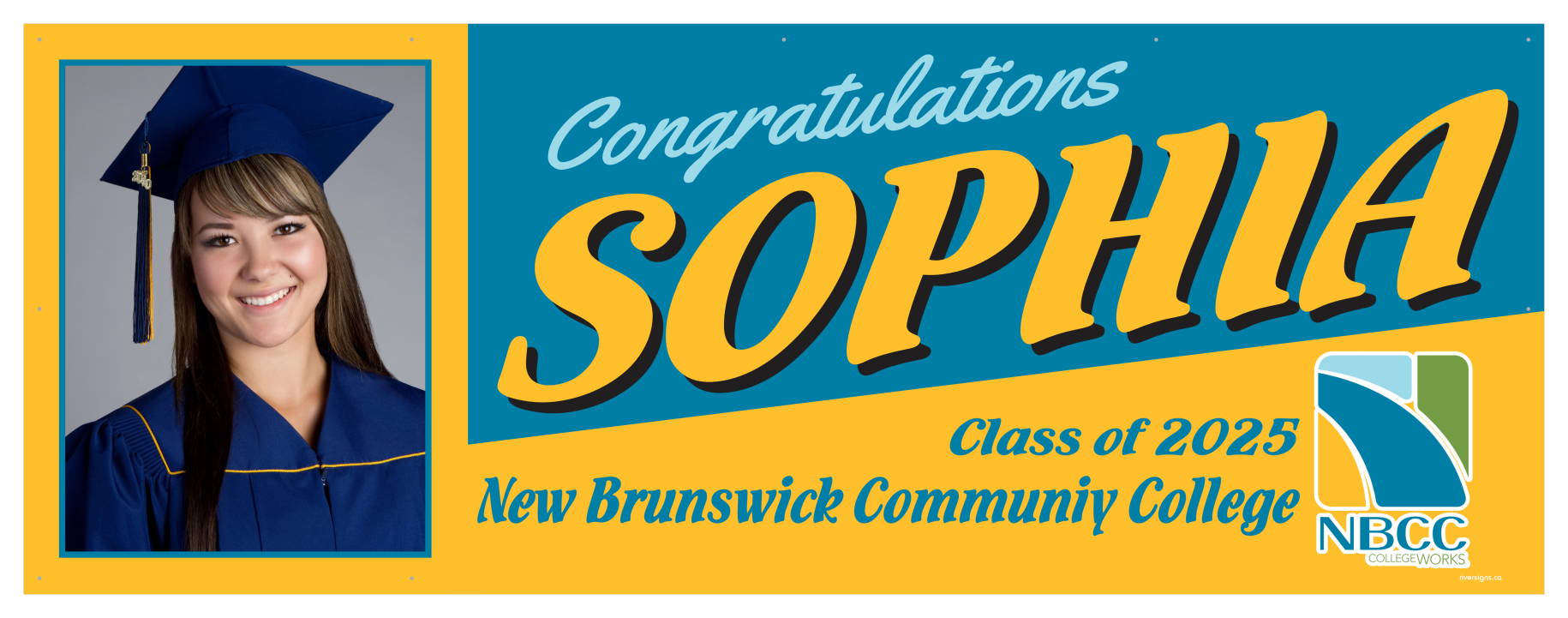 The "Sophia" Banner - 3' x 8'