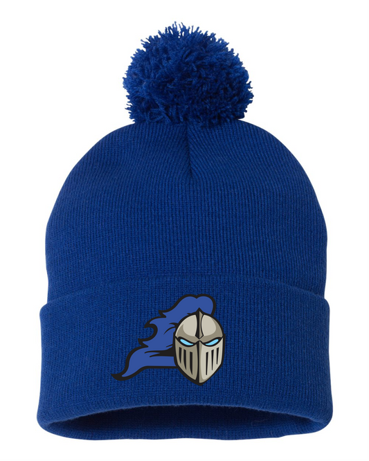 12" Pom-pom Cuffed Beanie - Dr. Losier School 2026-27