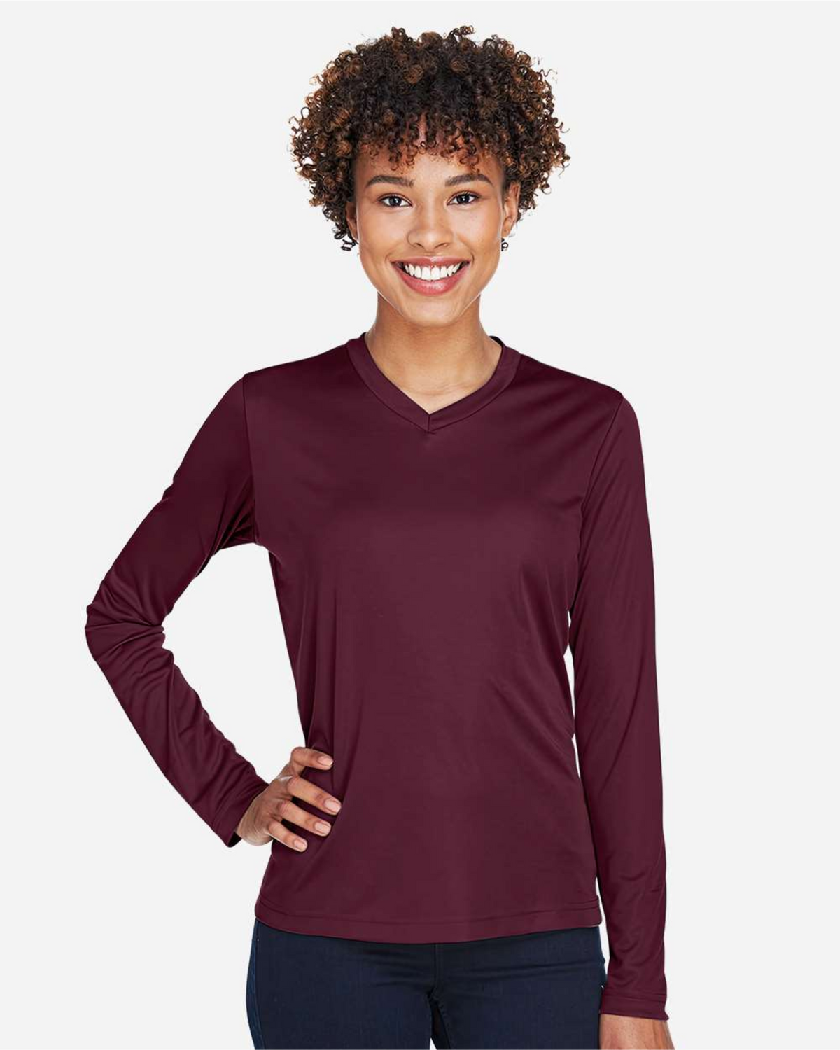 Zone Performance Ladies' Long Sleeve T-Shirt ─ Team 365 TT11WL