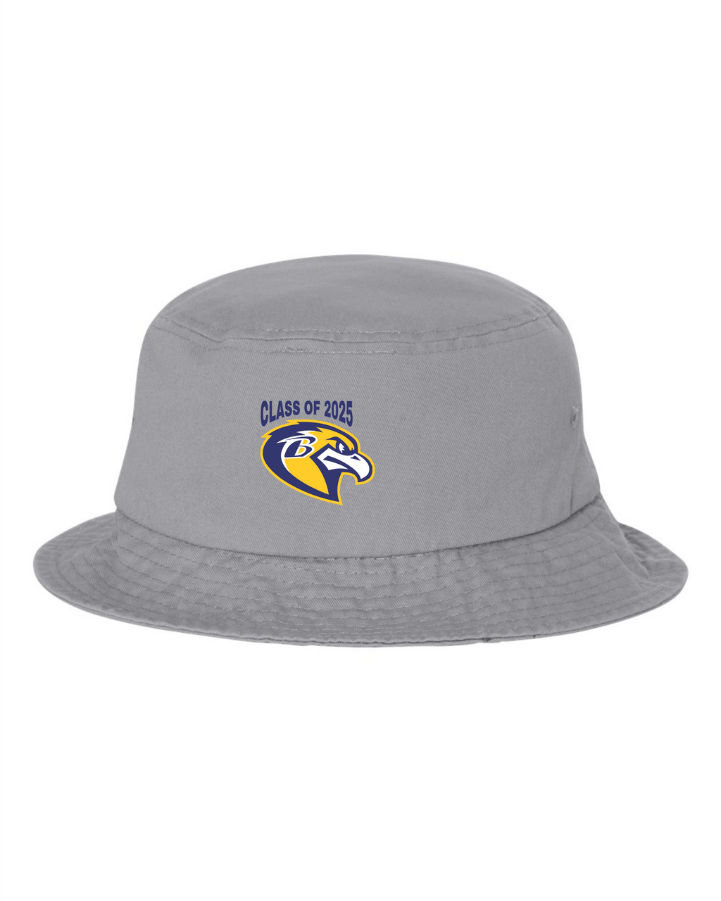 Grey Bucket Cap -PRINTED DESIGN-  Blackville School 2025