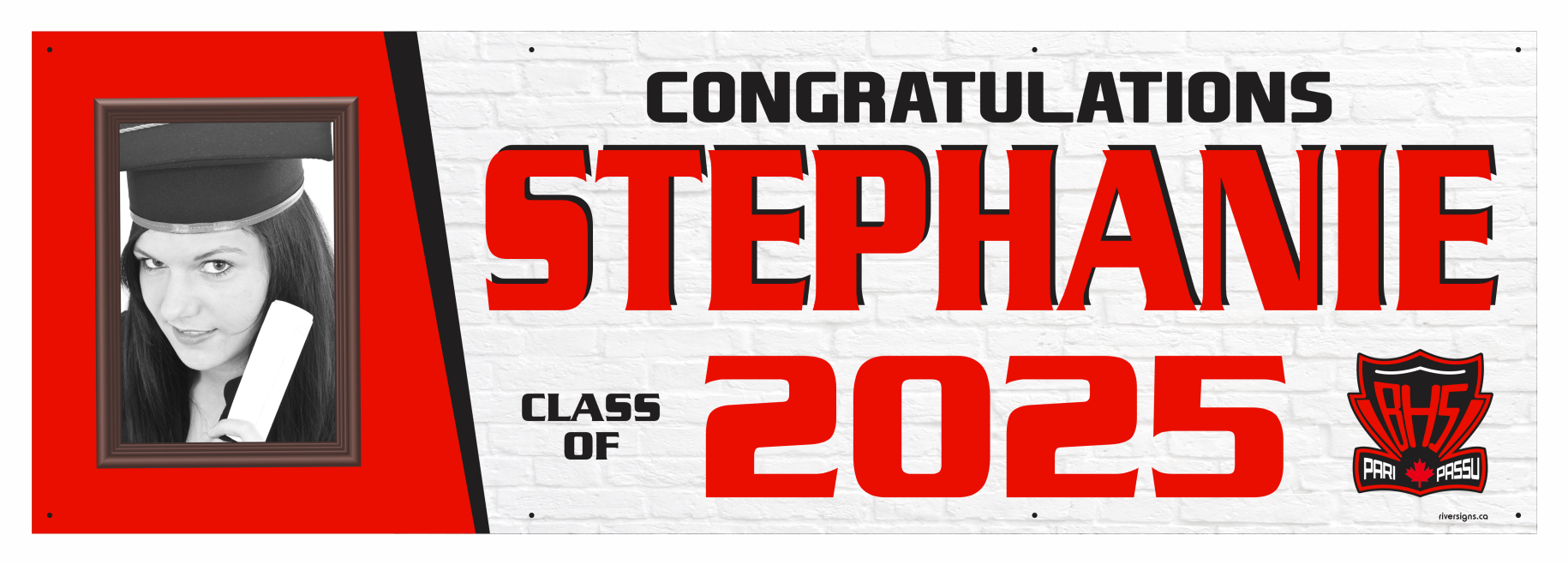 The ’Stephanie’ Banner - 2’ x 6’