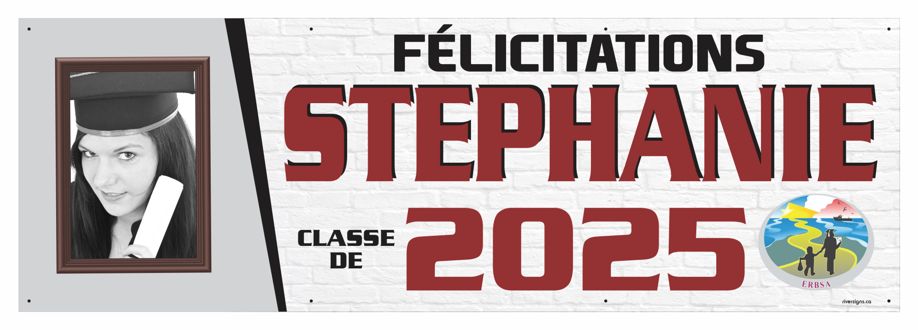 The ’Stephanie’ Banner - 2’ x 6’
