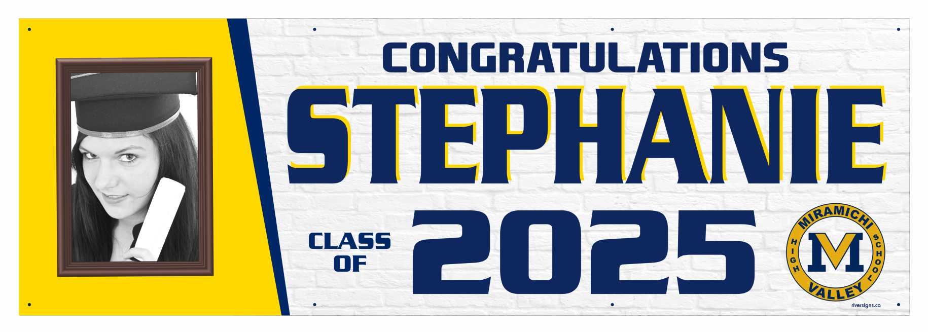 The ’Stephanie’ Banner - 2’ x 6’
