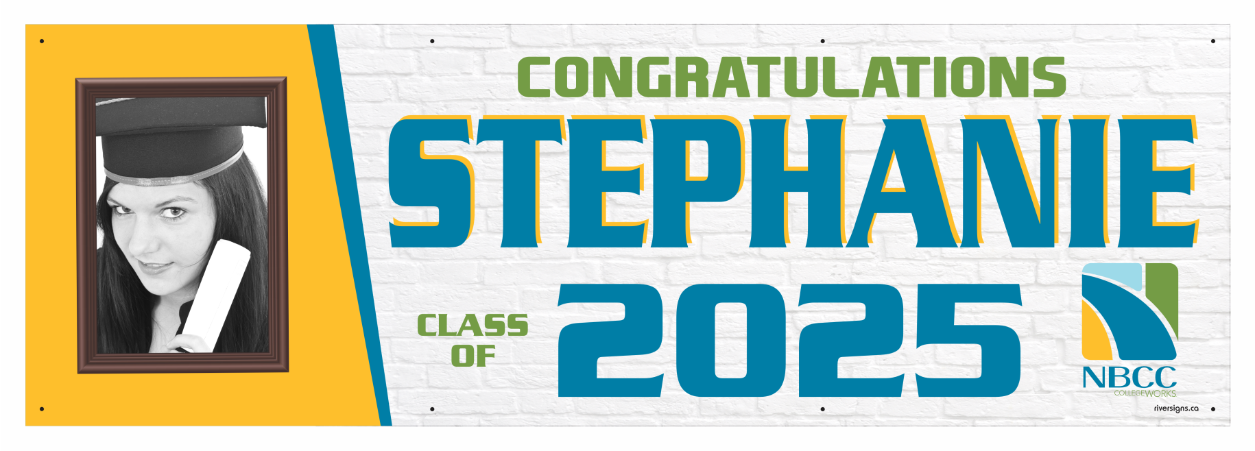 The ’Stephanie’ Banner - 2’ x 6’