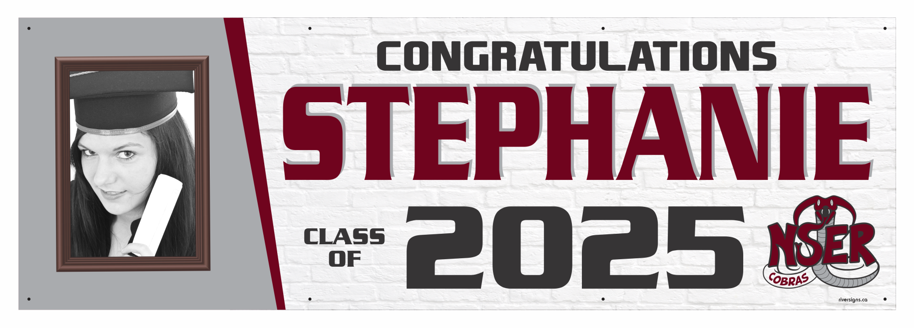 The ’Stephanie’ Banner - 2’ x 6’