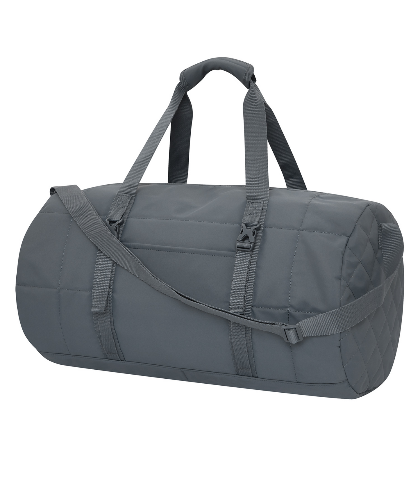 KOI Matte Quilted Barrel Duffel. 27 L. KOI1808