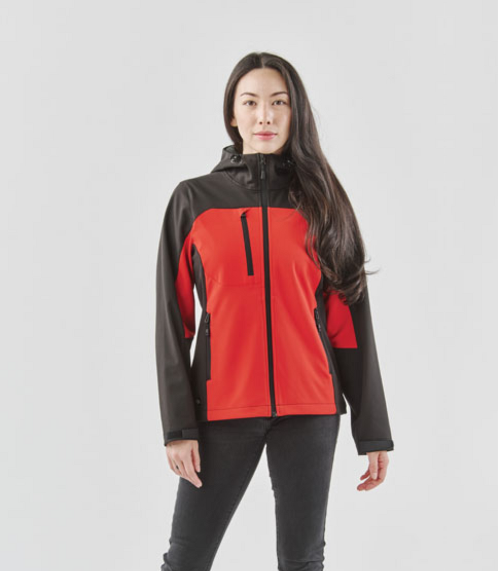 Cascades - Ladies Soft Shell Hoody - BHS-4W