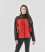 Cascades - Ladies Soft Shell Hoody - BHS-4W
