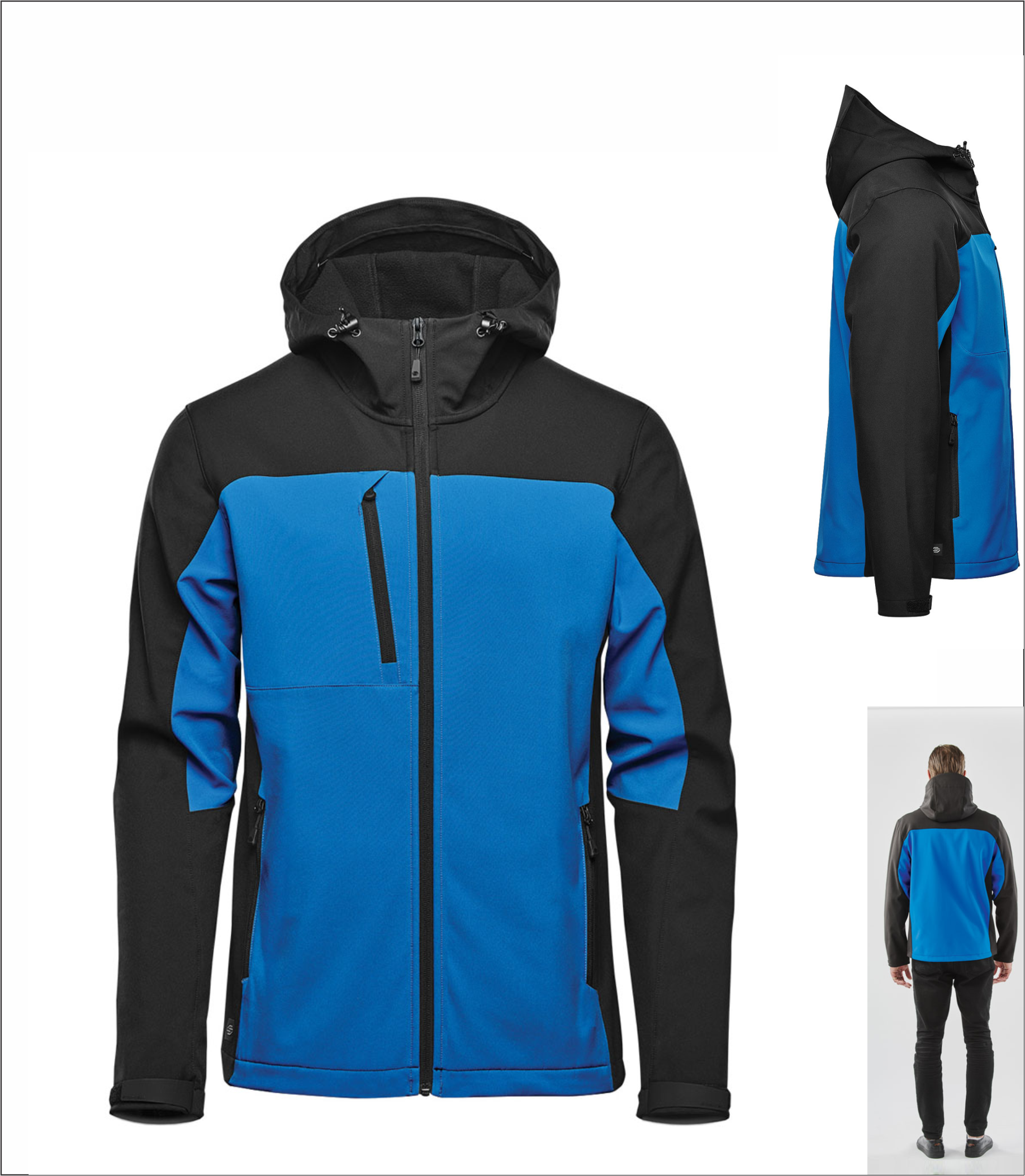 Cascades -Men's Soft Shell Hoody- BHS-4
