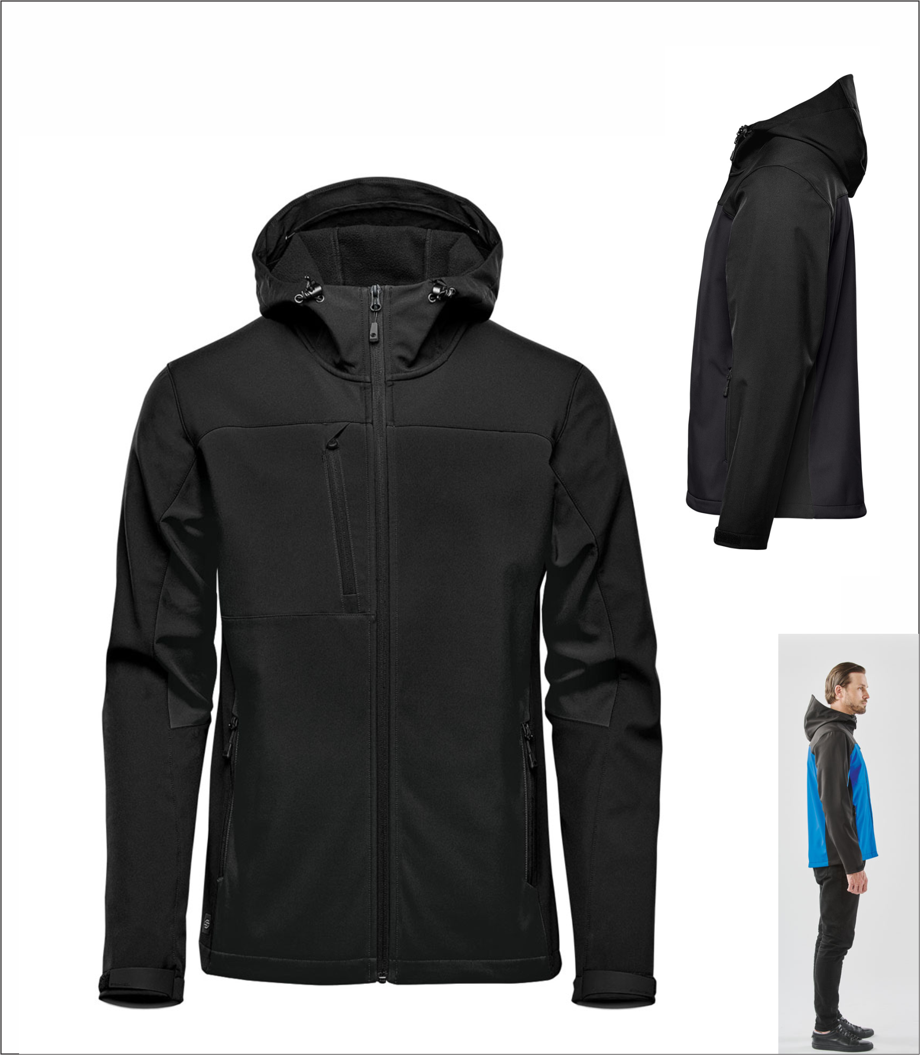 Cascades -Men's Soft Shell Hoody- BHS-4
