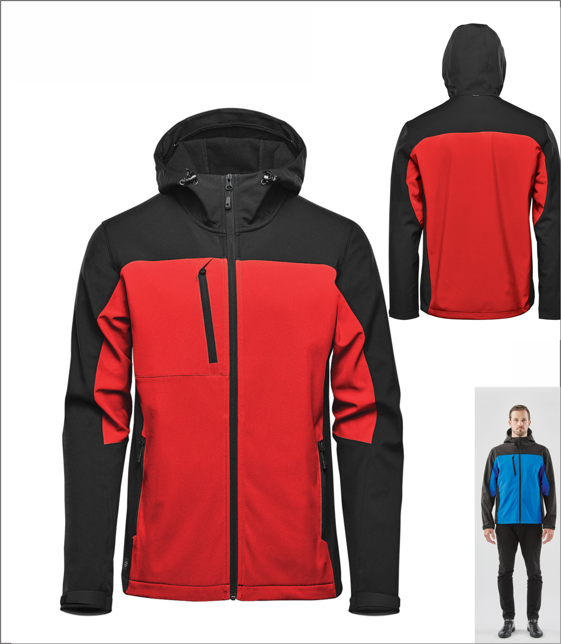 Cascades -Men's Soft Shell Hoody- BHS-4