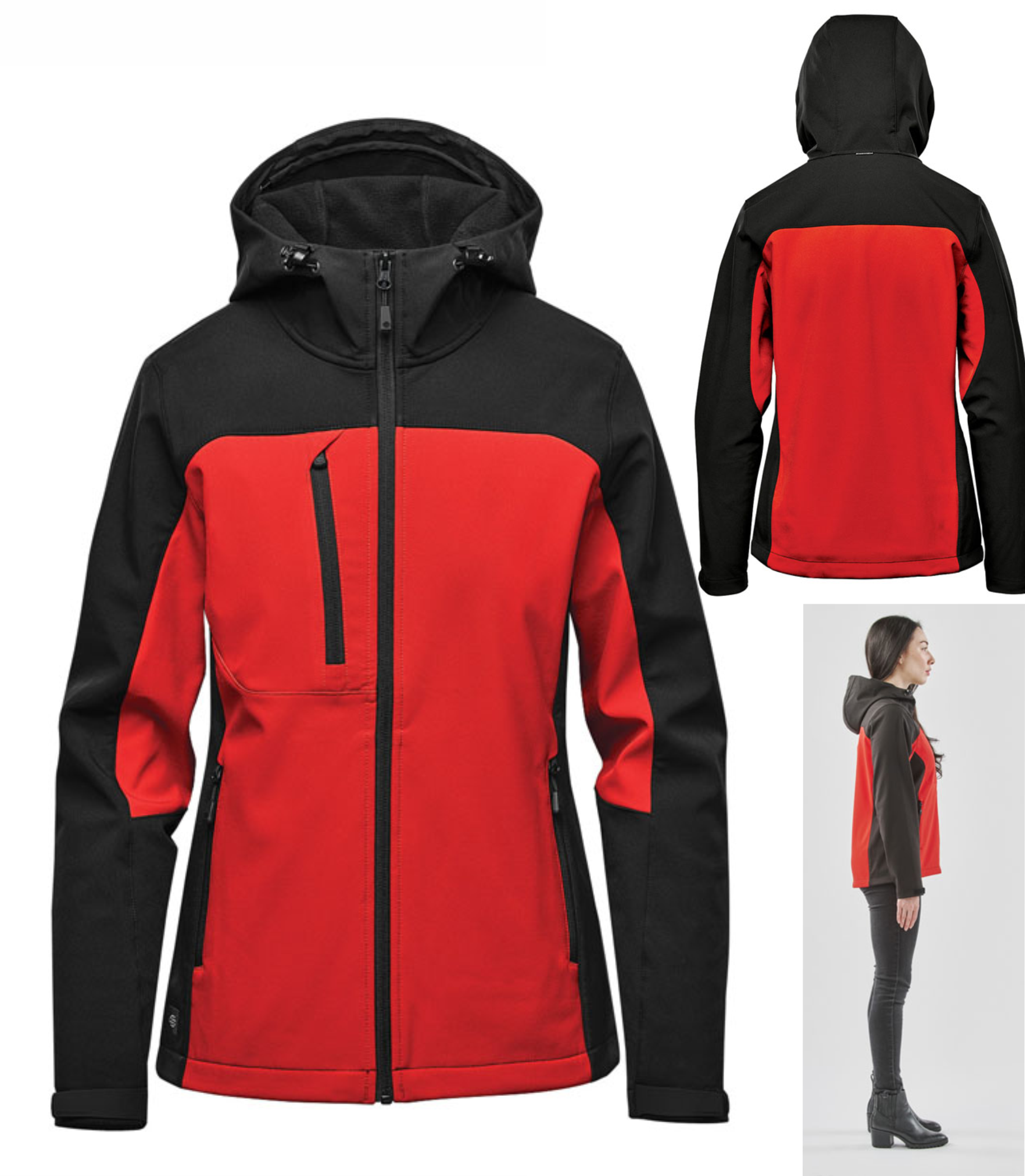 Cascades - Ladies Soft Shell Hoody - BHS-4W