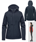 Cascades - Ladies Soft Shell Hoody - BHS-4W