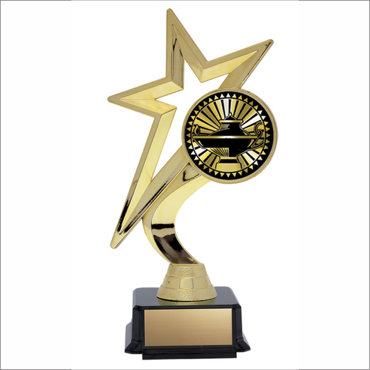 Star Figure on Black Base - Academic 7.5’’ - Solar Series