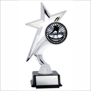 Star Figure on Black Base - Hockey 7.5’’ - Solar Series
