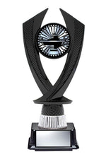 Black Riser on Base with Gold or Silver Academic, 8" - Solar Series