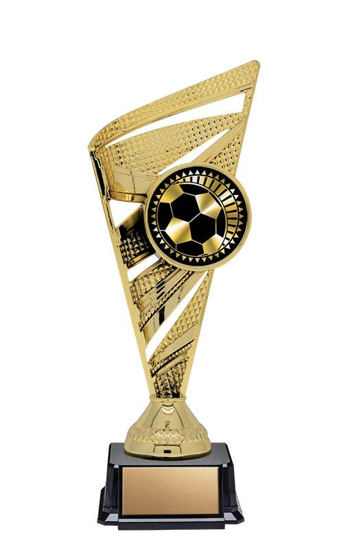Gold or Silver Soccer on Base 9’’ - Solar Series
